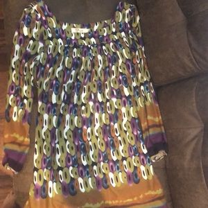 Multi colored tunic